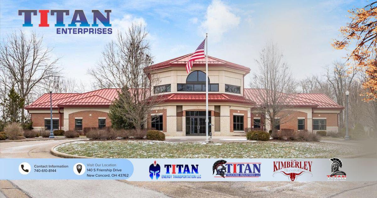 Titan Enterprises headquarters at 140 S Friendship Drive, New Concord, Ohio